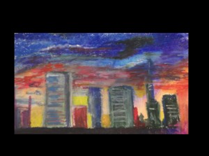  Oil Pastel City Set      